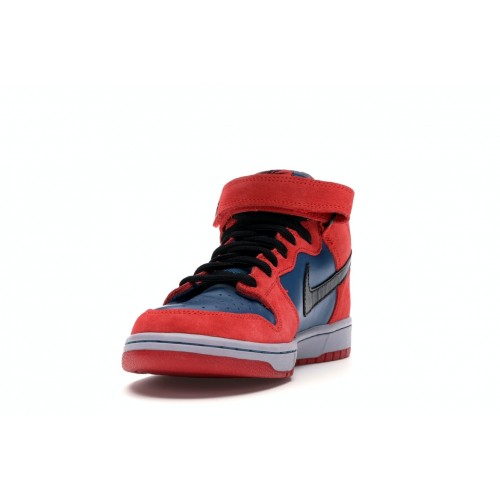 Кроссы Nike SB Dunk Mid Spider Man - мужская сетка размеров