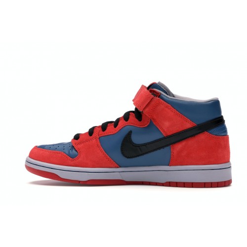 Кроссы Nike SB Dunk Mid Spider Man - мужская сетка размеров