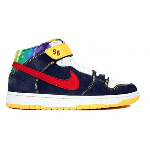 Кроссы Nike SB Dunk Mid Tie Dye - мужская сетка размеров