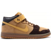 Кроссовки Nike SB Dunk Mid Wheat Bronze