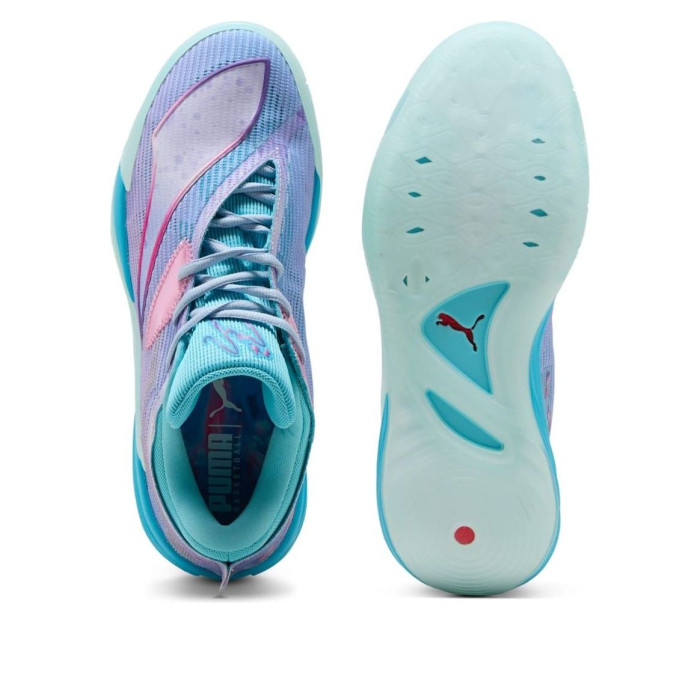 All-Pro Nitro 2 Wonder x Puma Josh Giddey Hero Blue Glowing Pink - мужская сетка размеров All-Pro Nitro 2 Wonder x Puma Josh Giddey Hero Blue Glowing Pink - мужская сетка размеров