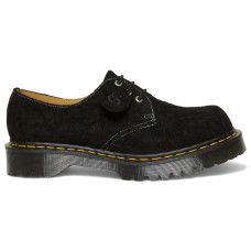 Dr. Martens 1461 Bex Emboss Suede Oxford Shoes Made in England Black