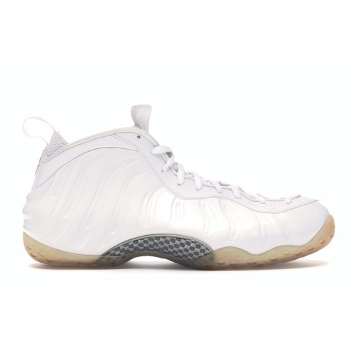 Кроссы Nike Air Foamposite One White Out - мужская сетка размеров