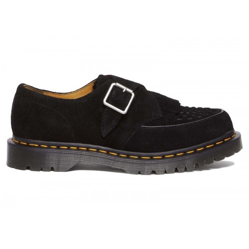 Dr. Martens Ramsey Kiltie Buckle Creepers Black Desert Oasis Suede - мужская сетка размеров