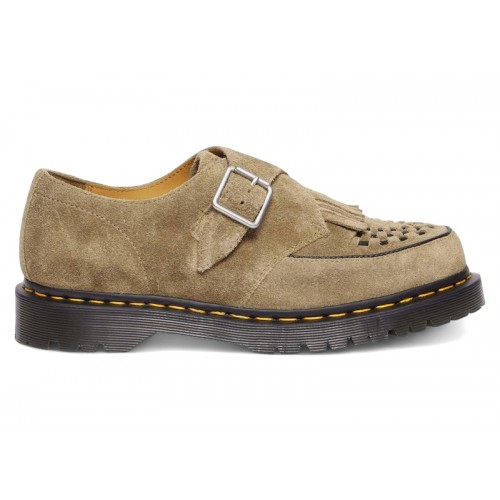 Dr. Martens Ramsey Kiltie Buckle Creepers Savannah Tan Suede - мужская сетка размеров