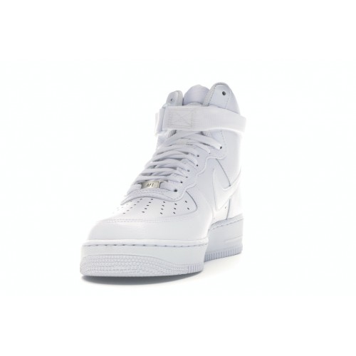 Кроссы Nike Air Force 1 High White - мужская сетка размеров