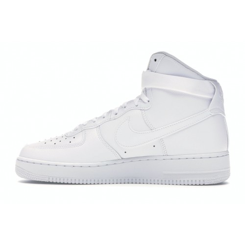Кроссы Nike Air Force 1 High White - мужская сетка размеров