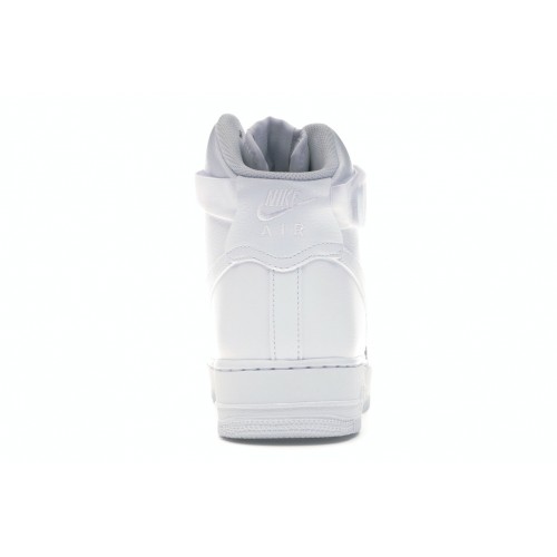 Кроссы Nike Air Force 1 High White - мужская сетка размеров