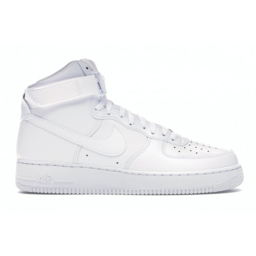 Кроссы Nike Air Force 1 High White - мужская сетка размеров