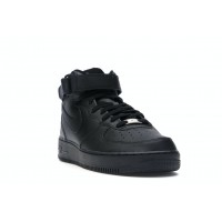 Мужские кроссовки Nike Air Force 1 Mid Black (2016)