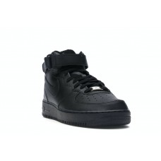 Мужские кроссовки Nike Air Force 1 Mid Black (2016)