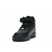 Мужские кроссовки Nike Air Force 1 Mid Black (2016)