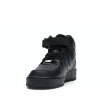 Мужские кроссовки Nike Air Force 1 Mid Black (2016)