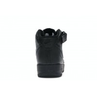 Мужские кроссовки Nike Air Force 1 Mid Black (2016)