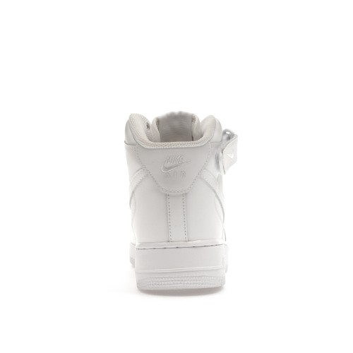 Кроссы Nike Air Force 1 Mid 07 White - мужская сетка размеров