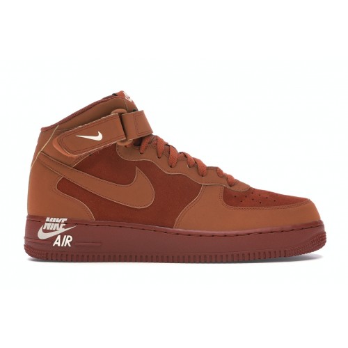 Мужские кроссовки Nike Air Force 1 Mid Dark Russet Guava Ice