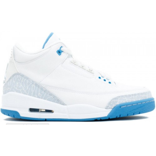 Wmns Air Jordan 3 Retro Harbor Blue - женская сетка размеров