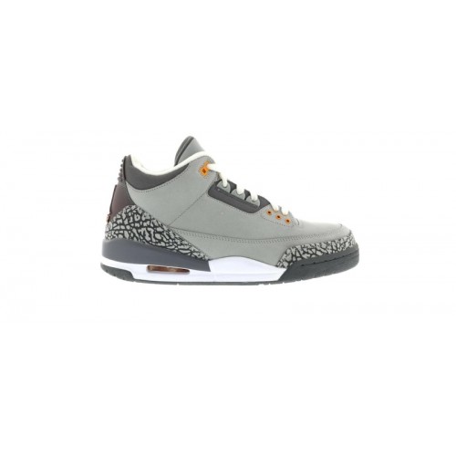 Кроссы Jordan 3 Retro Cool Grey (2007) - мужская сетка размеров