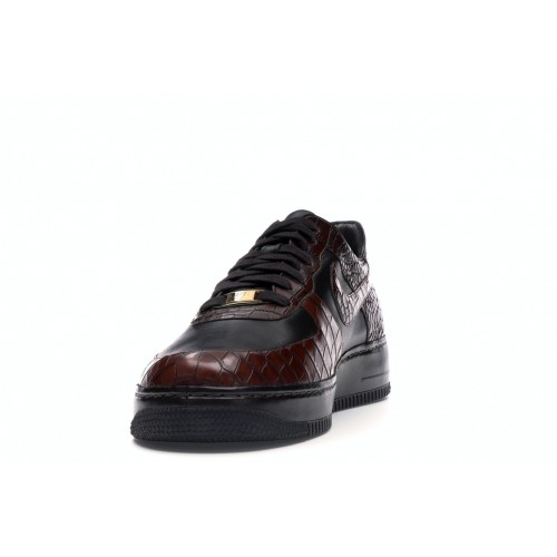 Кроссы Nike Air Force 1 Low Crocodile Lux 25th Anniv - мужская сетка размеров
