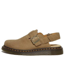 Dr. Martens Jorge 2 Tumbled Nubuck Slingback Mules Savannah Tan