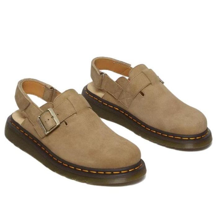 Dr. Martens Jorge 2 Tumbled Nubuck Slingback Mules Savannah Tan - мужская сетка размеров Dr. Martens Jorge 2 Tumbled Nubuck Slingback Mules Savannah Tan - мужская сетка размеров