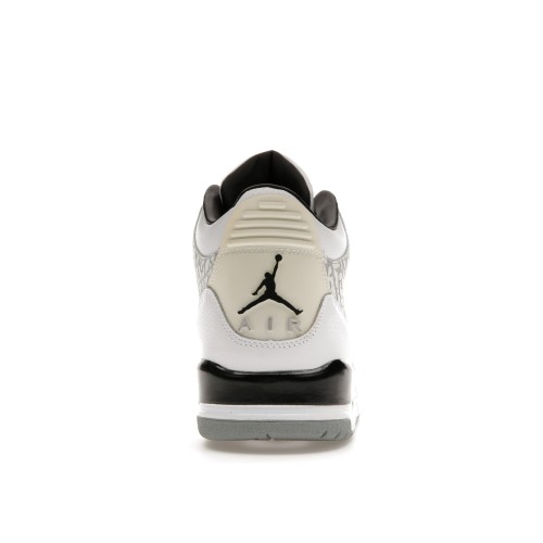 Кроссы Jordan 3 Retro White Flip - мужская сетка размеров
