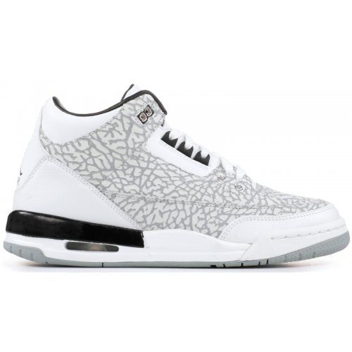 Кроссы Jordan 3 Retro Flip White (GS) - подростковая сетка размеров
