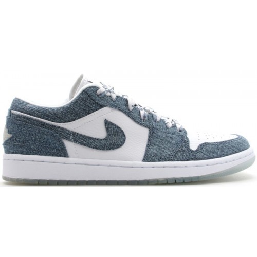Wmns Air Jordan 1 Retro Low Denim - женская сетка размеров