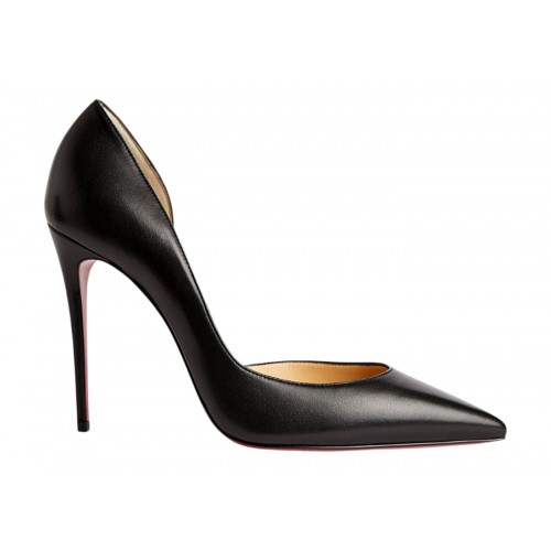 Christian Louboutin Iriza 100mm Pump Black Nappa Leather - женская сетка размеров