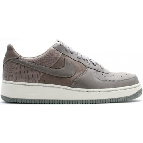 Кроссы Nike Air Force 1 Low Supreme QK Grey - мужская сетка размеров