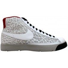 Мужские кроссовки Nike Blazer Hi Premium White/White-Granite-Black