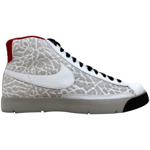 Мужские кроссовки Nike Blazer Hi Premium White/White-Granite-Black