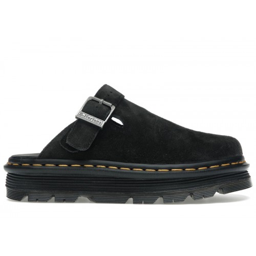 Dr. Martens Zebzag Suede Slingback Platform Mule Black - мужская сетка размеров