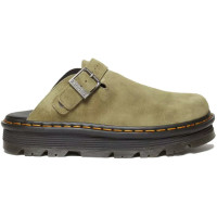 Dr. Martens Zebzag Suede Slingback Platform Mule Muted Olive