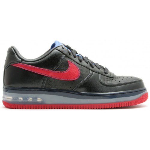 Кроссы Nike Air Force 1 Low Supreme Max Air 07 Black Red - мужская сетка размеров