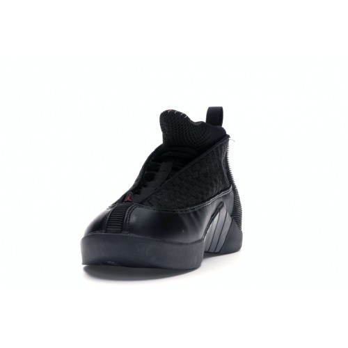 Кроссы Jordan 15 Retro Black Varsity Red - мужская сетка размеров