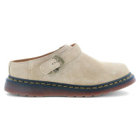 Dr. Martens Isham Desert Oasis Suede Mules Parchment Beige