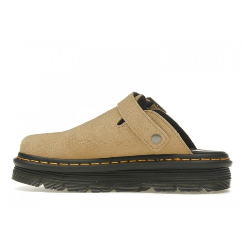 Dr. Martens Zebzag Suede Slingback Platform Mule Savannah Tan - мужская сетка размеров