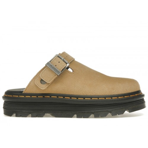 Dr. Martens Zebzag Suede Slingback Platform Mule Savannah Tan - мужская сетка размеров