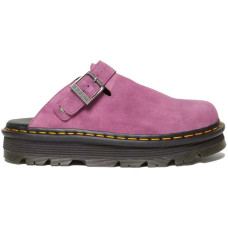 Dr. Martens Zebzag Suede Slingback Platform Mule Muted Purple