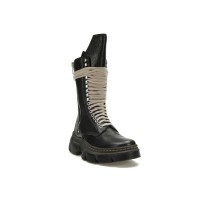 Dr. Martens 1918 DMXL Calf Length Zip Boot Rick Owens Black