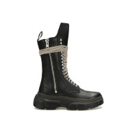 Dr. Martens 1918 DMXL Calf Length Zip Boot Rick Owens Black