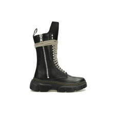 Dr. Martens 1918 DMXL Calf Length Zip Boot Rick Owens Black