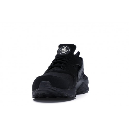 Кроссы Nike Air Huarache Black Black White - мужская сетка размеров