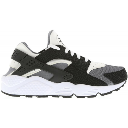 Кроссы Nike Air Huarache Run Black White Dark Grey - мужская сетка размеров
