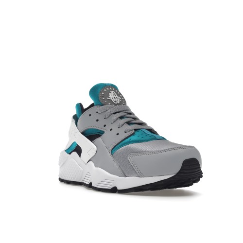 Кроссы Nike Air Huarache Wolf Grey/White-Aquatone - мужская сетка размеров