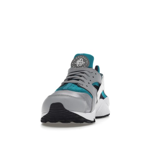 Кроссы Nike Air Huarache Wolf Grey/White-Aquatone - мужская сетка размеров