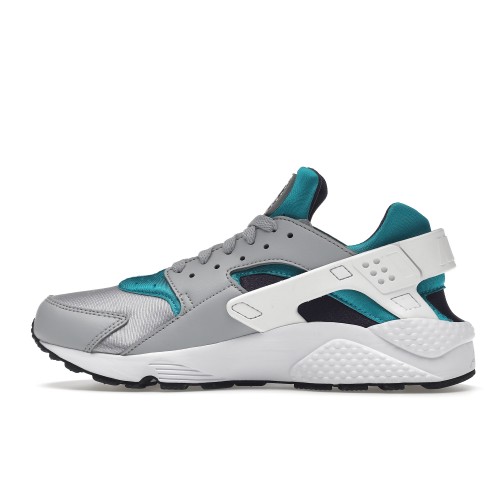 Кроссы Nike Air Huarache Wolf Grey/White-Aquatone - мужская сетка размеров