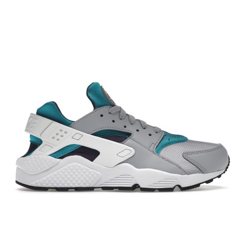 Кроссы Nike Air Huarache Wolf Grey/White-Aquatone - мужская сетка размеров