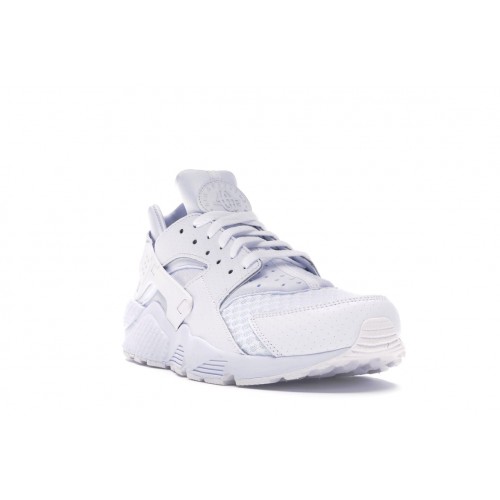 Кроссы Nike Air Huarache White Platinum - мужская сетка размеров